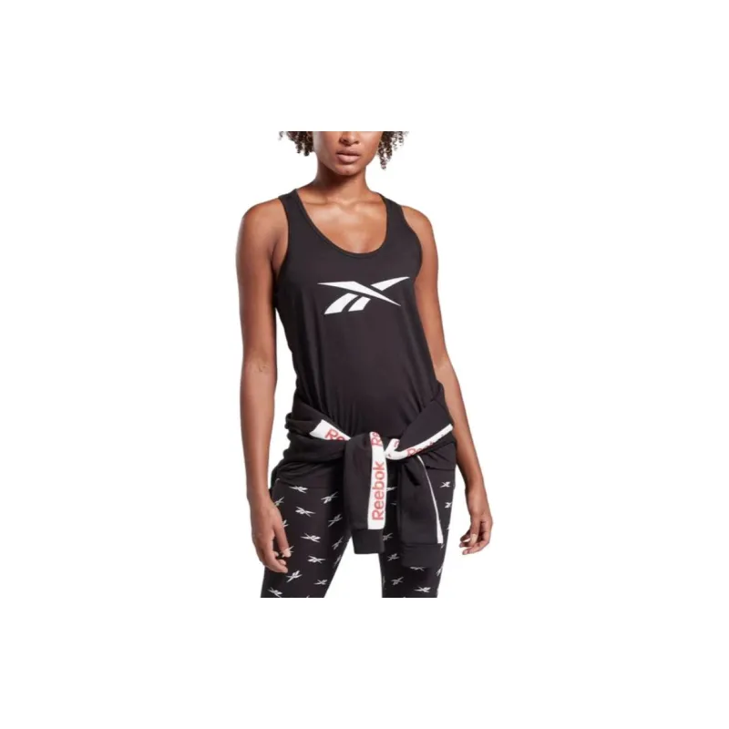 Reebok Sleeveless Sports Shirts Women's Black FQ4467-2