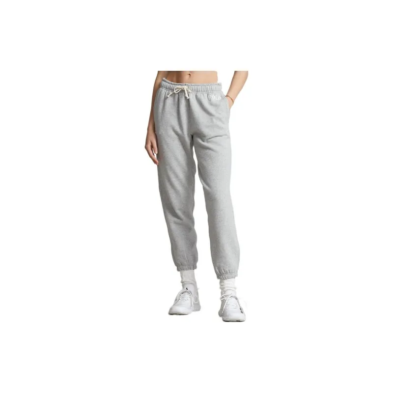 Polo Ralph Lauren Knitted Sweatpants Women's Gray-3