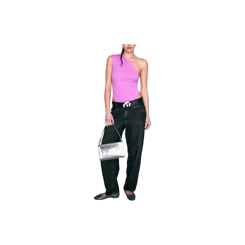 Miaou JADE BODYSUIT Bodysuits Women's Violet-2