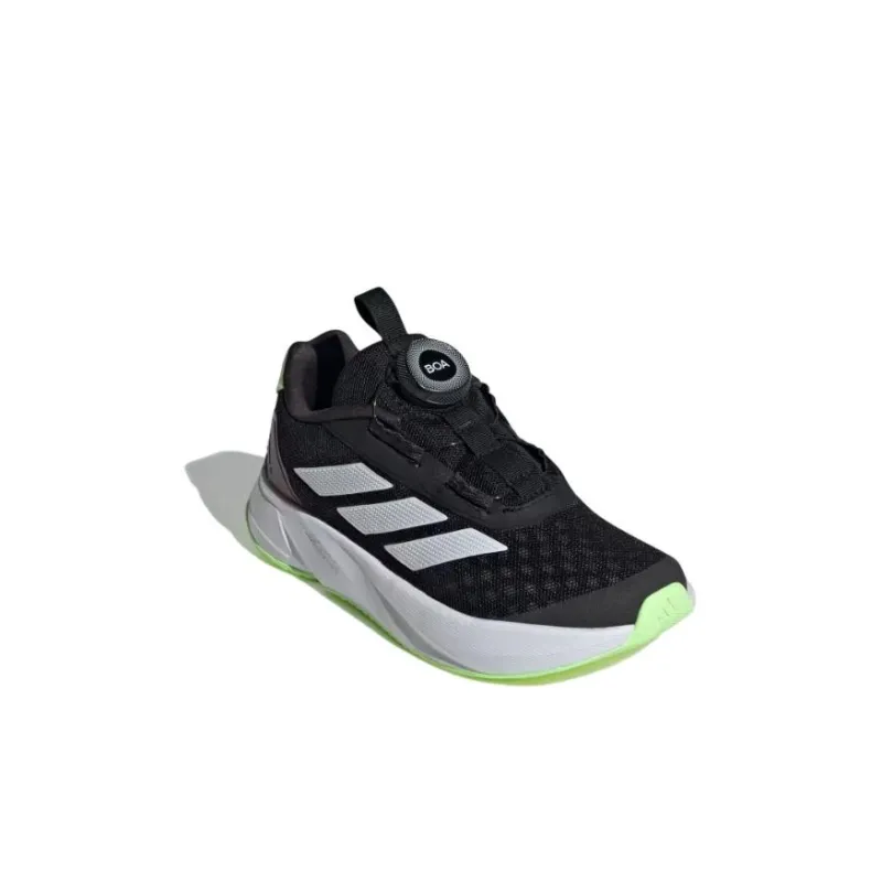 adidas Duramo SL BOA K 'Black White Green Spark'-2