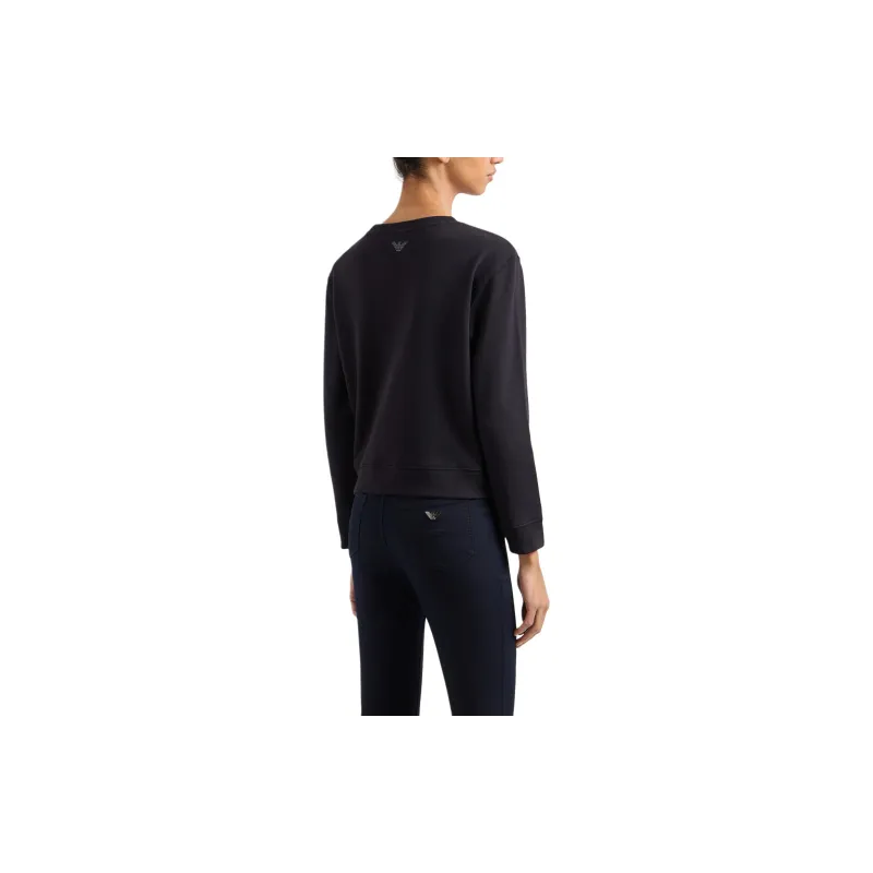 EMPORIO ARMANI Asv Organic Jersey Sweatshirt With Logo-3