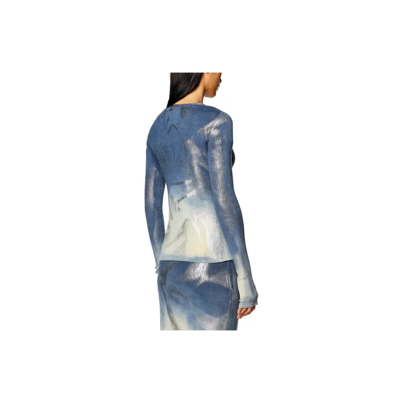 DIESEL M Isolde Faded Metallic Cardigan-2