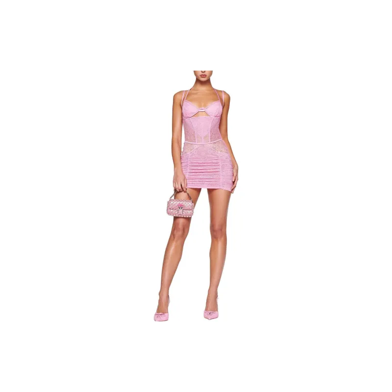 I.AM.GIA SS24 BELIZE DRESS Slip Dresses Women's PINK/Pink-1