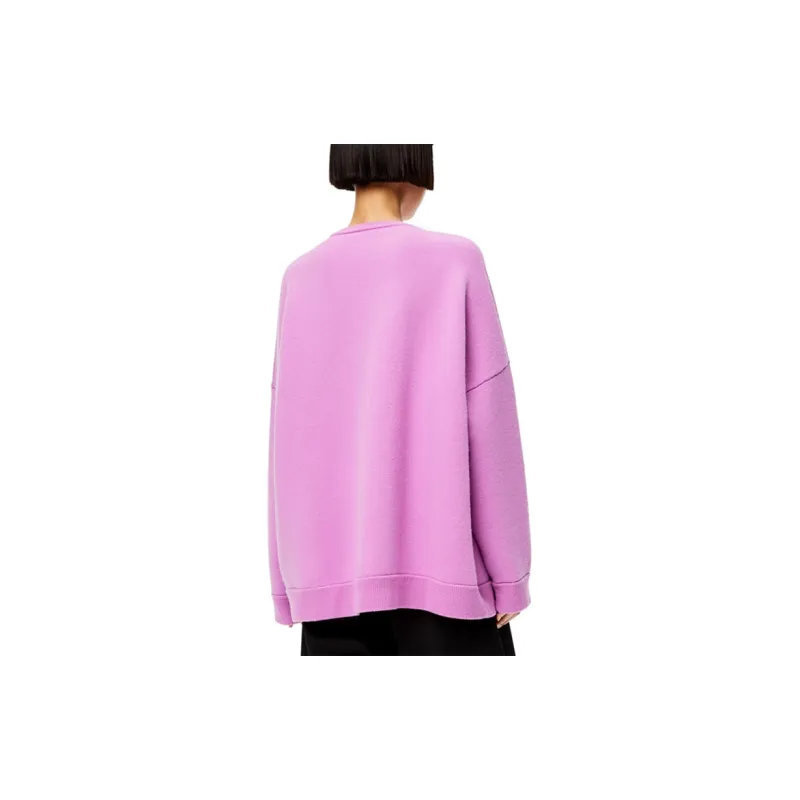LOEWE FW21 Loose Fit Sweater Women's Pink-3