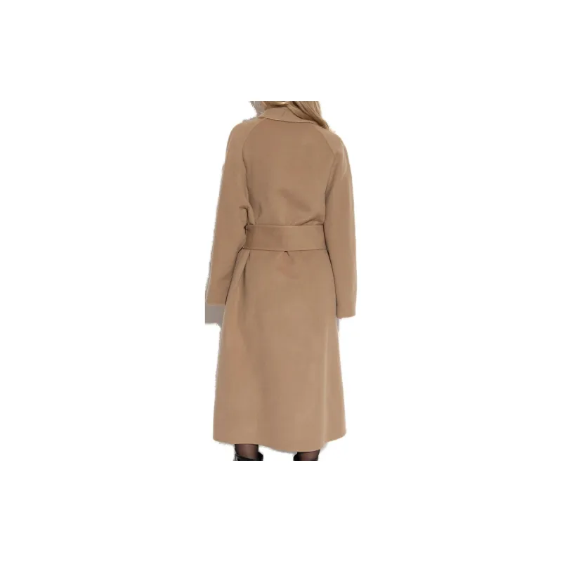 Ferragamo Long-Sleeved Tied Waist Coat-1