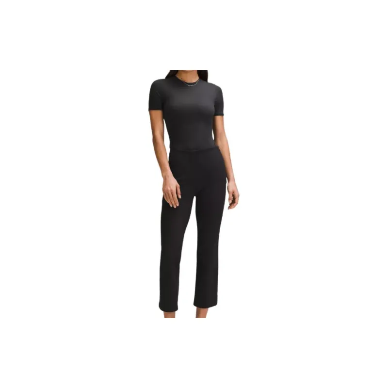 Lululemon Smooth Fit Pull On High Rise Cropped Pant Casual Pants Women's-17