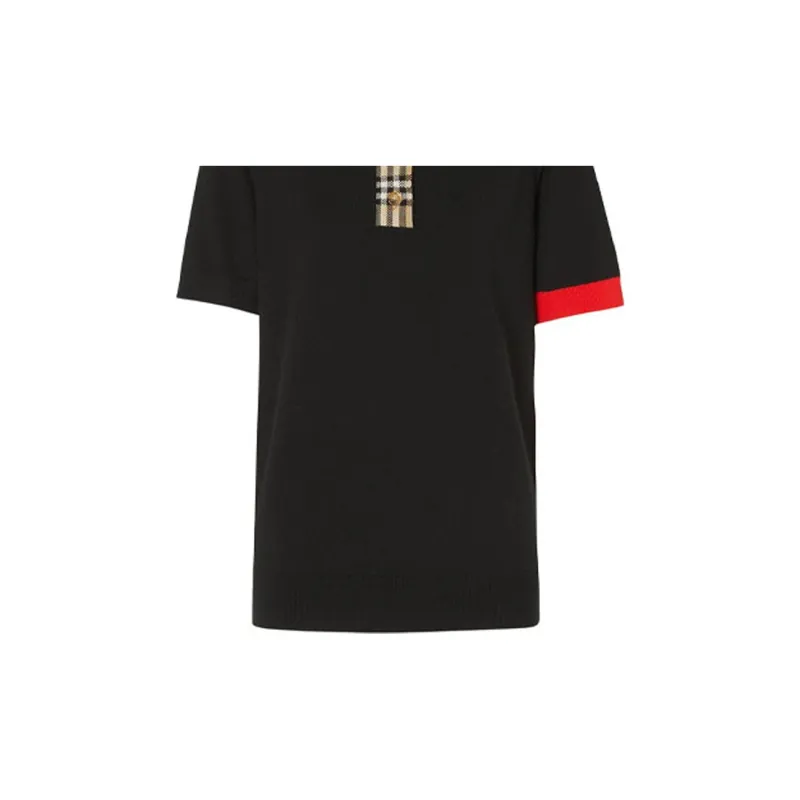 Burberry Polo Shirts Women's Black-5