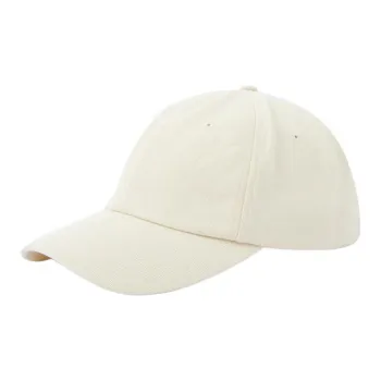 BY CREATIONS Cotton Baseball Caps Unisex Beige/Navy Blue