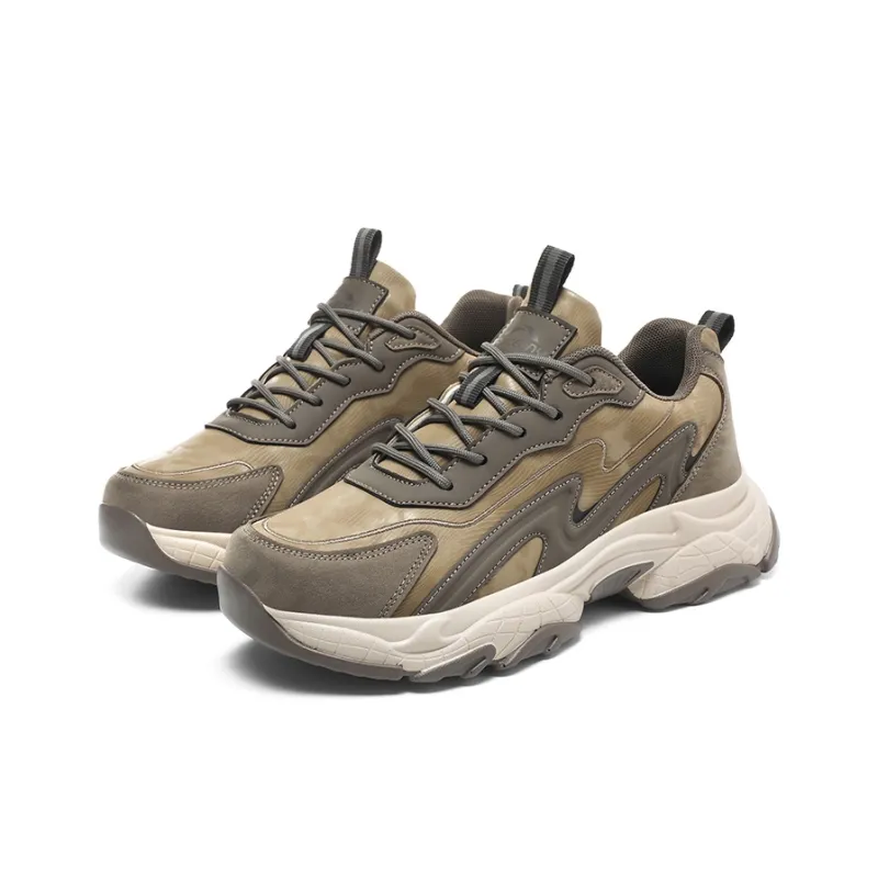 MUSNODO Warm Wear-Resistant Breathable Slip-Resistant Low-Top Chunky Sneakers Men's-11
