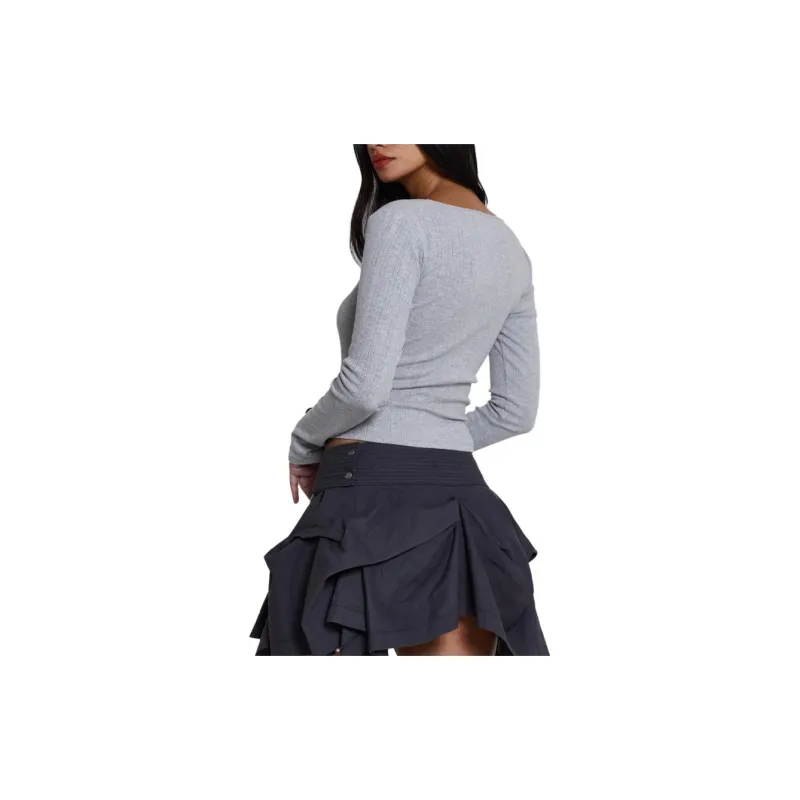 Jaded London T Shirt Women's Gray-2