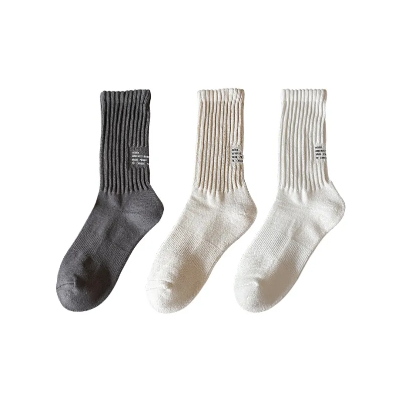 BKCXZICE Mid Calf Socks Unisex 3 Pack-8
