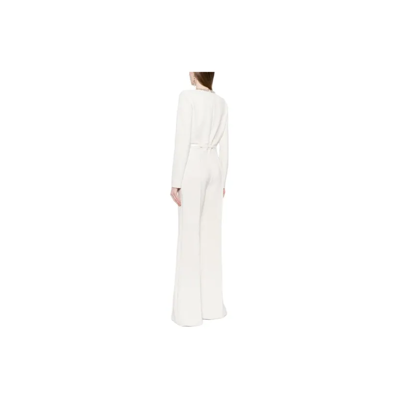ELIE SAAB Crystal embellished Belted Jumpsuit-2