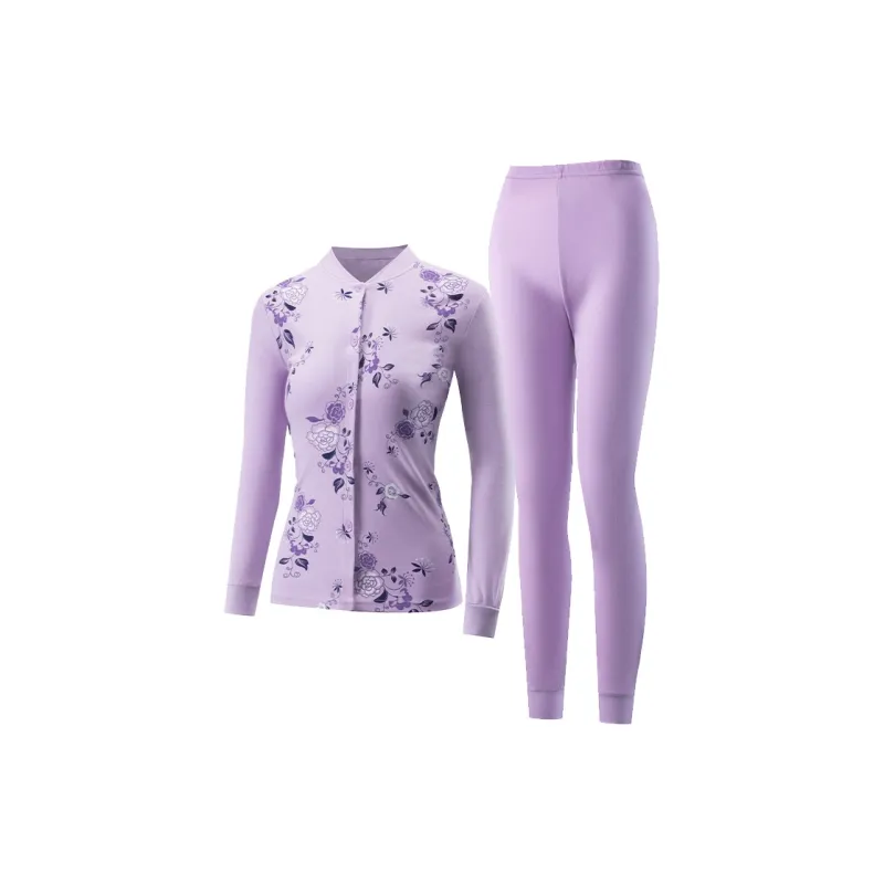 H YXIANG Women's Thermal Sets-10