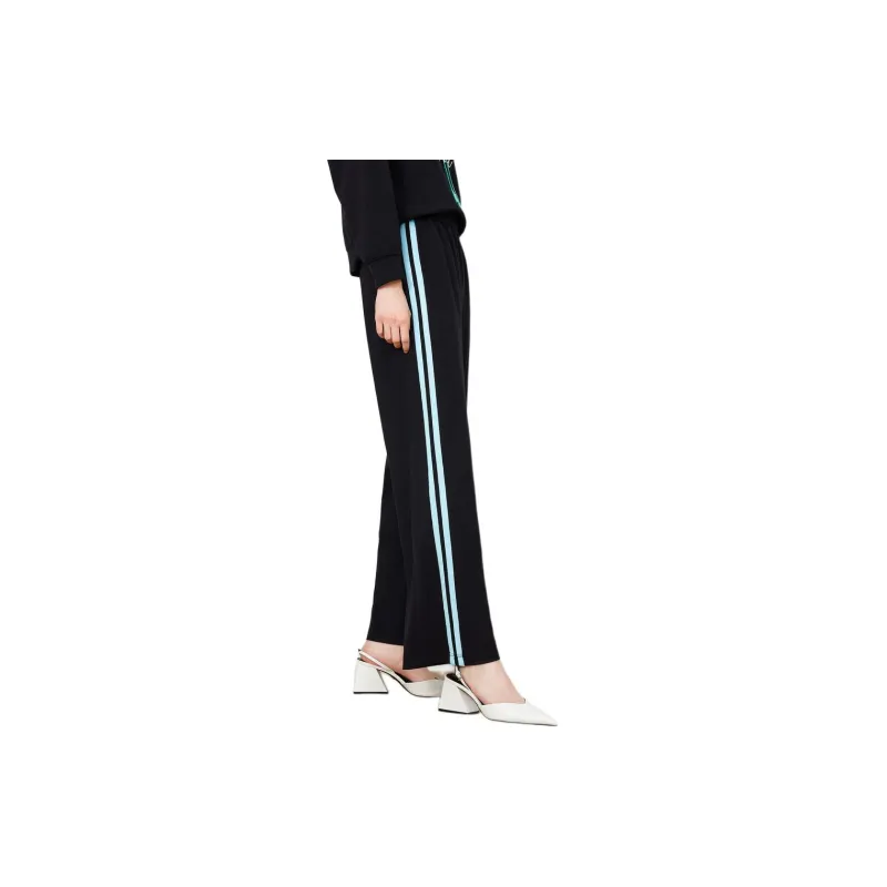 JZ. ANNAKRO Casual Pants Women's Floral Black-5