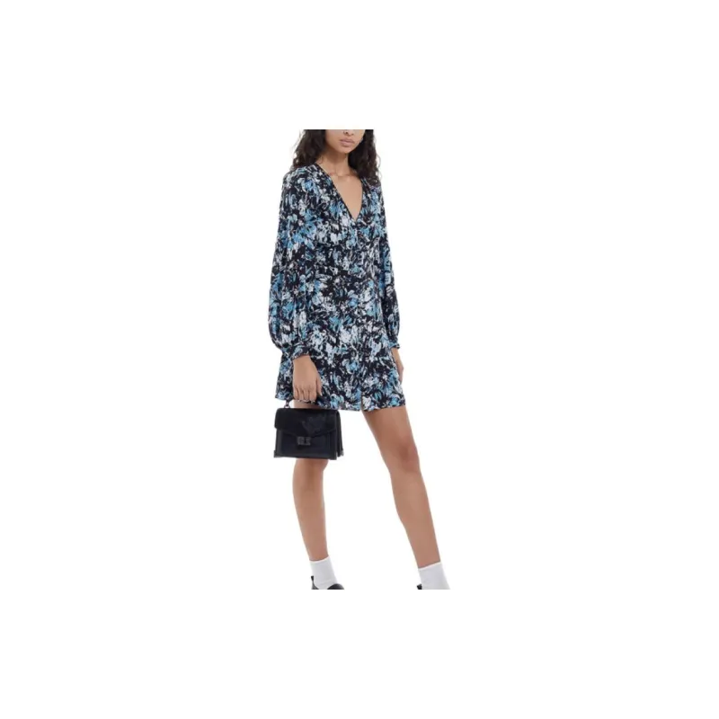 THE KOOPLES Long-Sleeved Dresses Women's Blue-1