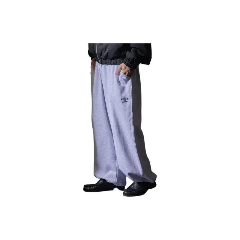 Umbro FW24 PUBLUX Knitted Sports Pants Unisex Light Gray-3
