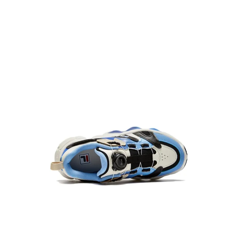 FILA KIDS Cushioning Wear Resistant Low Top Kids' Running Shoes Blue Black Kids'-3