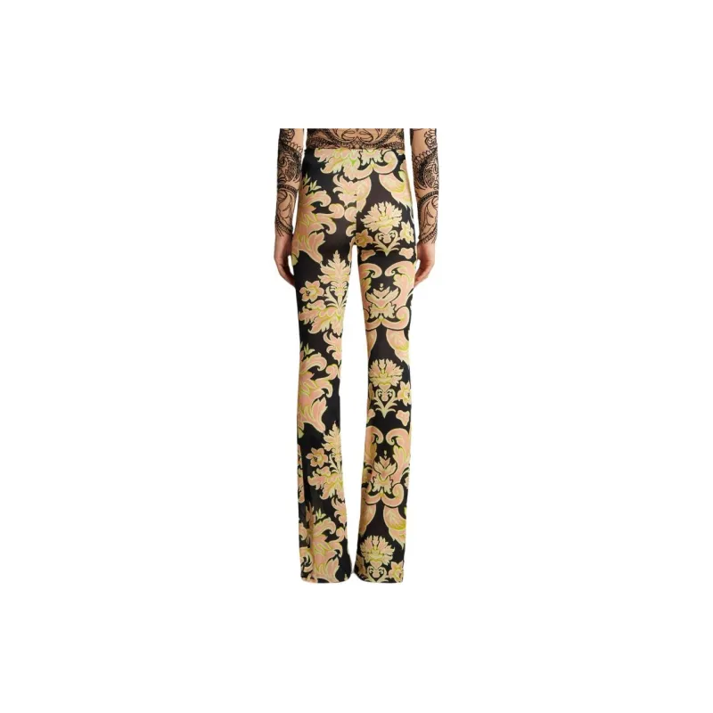 ETRO Floral Printed Flared Leg Trousers-2