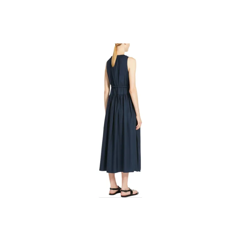 MaxMara Sleeveless Dress Women's Midnight Blue-3