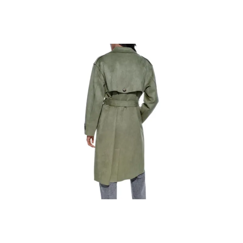 ZARA Trench Coat Women's Light Khaki-3