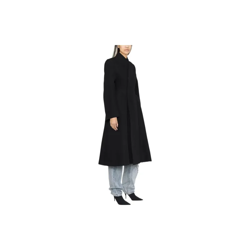 Balenciaga Double-Breasted Long Coat-5