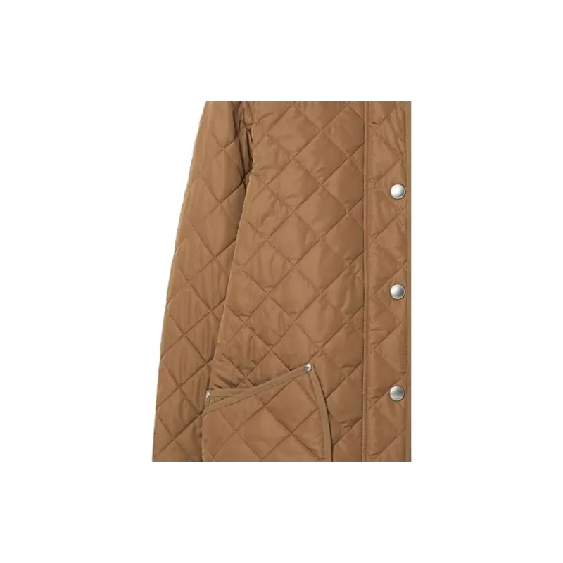 Burberry Hooded Quilted Coat-5