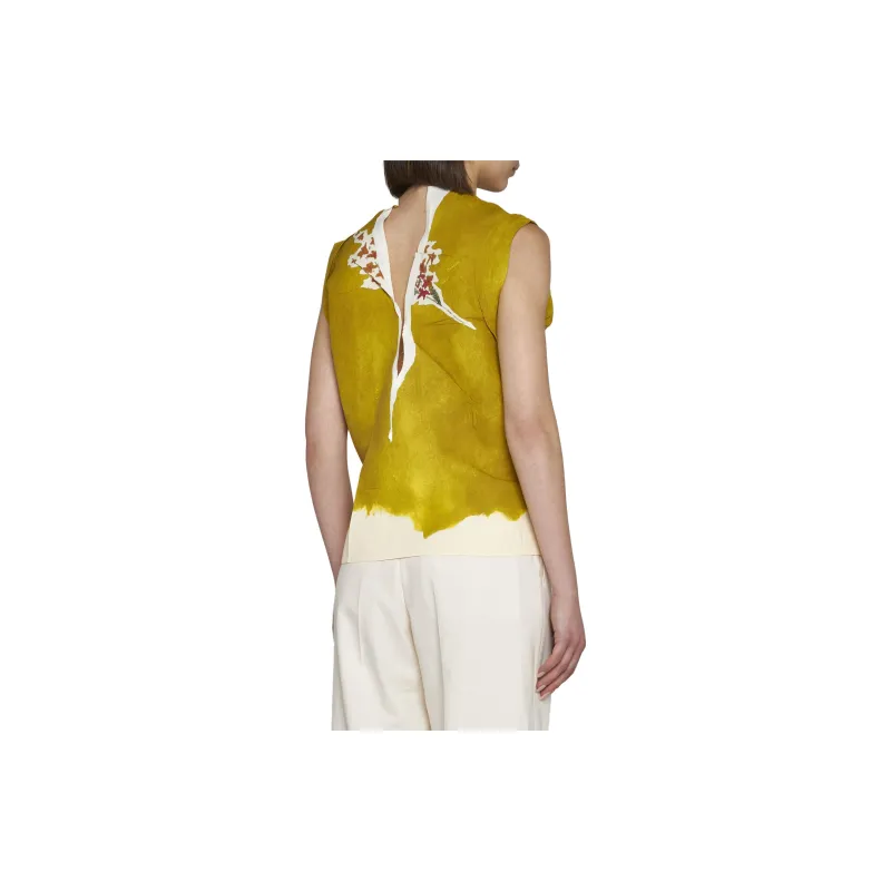 PRADA T Shirts Women's Yellow-3
