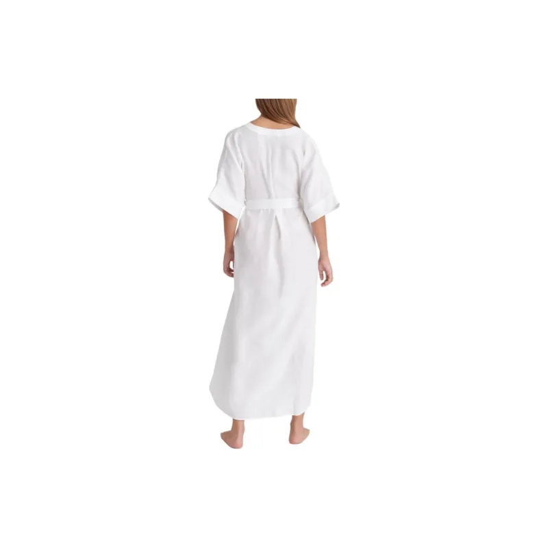 Eres Bibi Linen Kaftan Dress-2