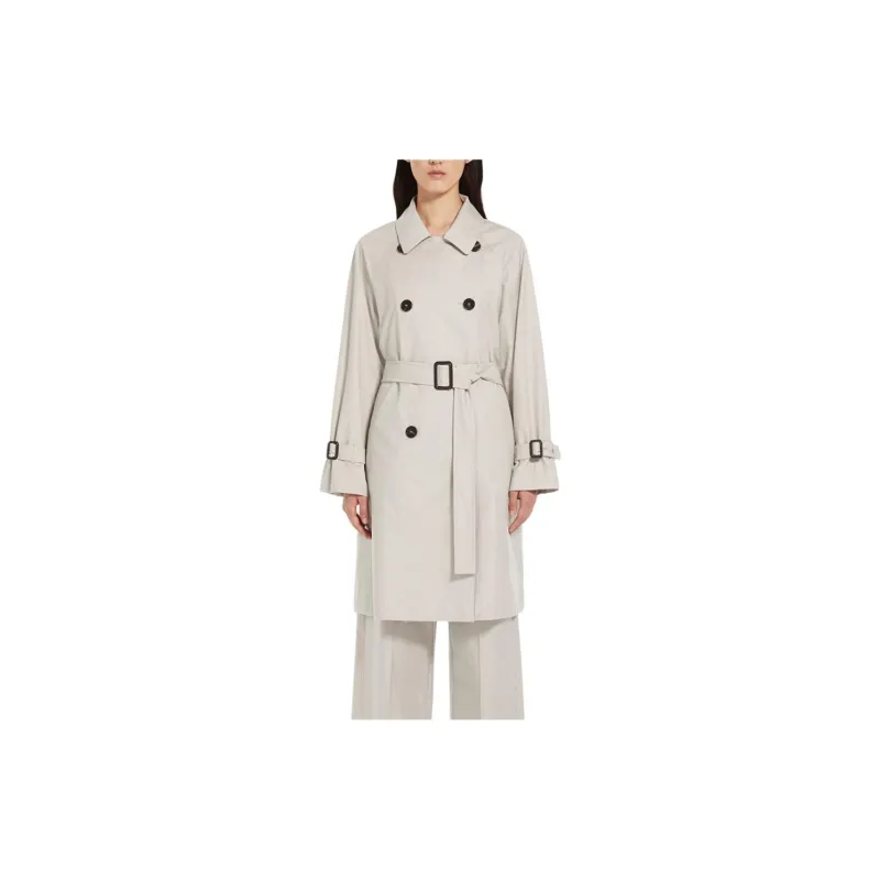 MaxMara Trench Coat Women's Gray-1