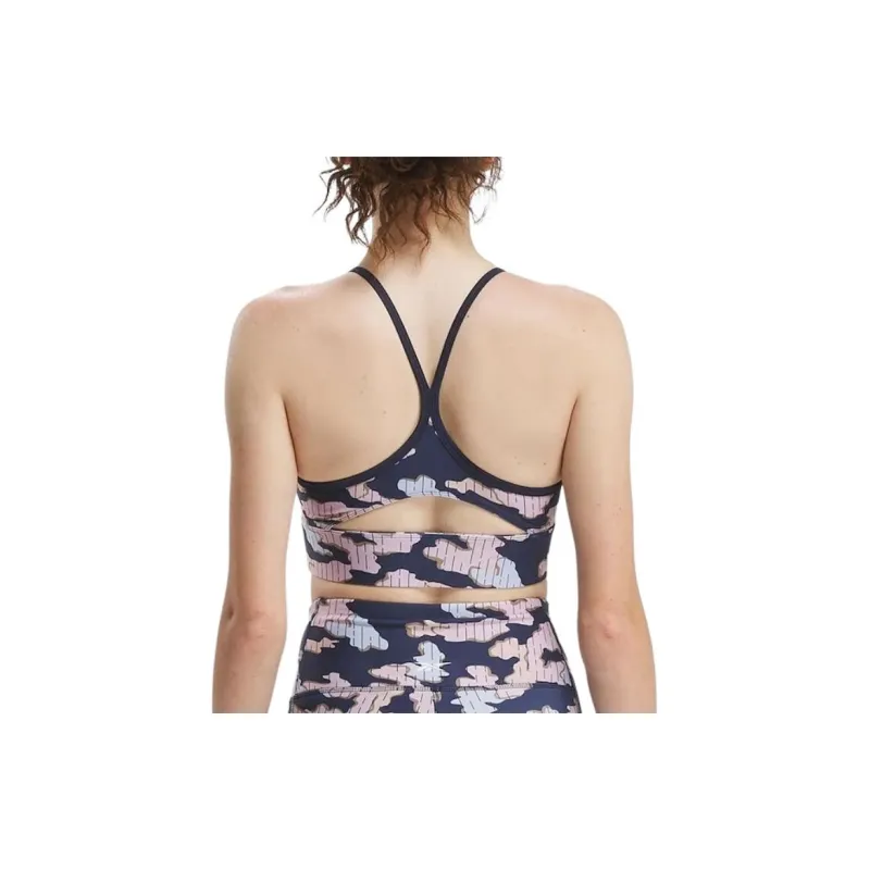 Reebok ID Train Camo Bra Sports Underwear Women's Marine-3