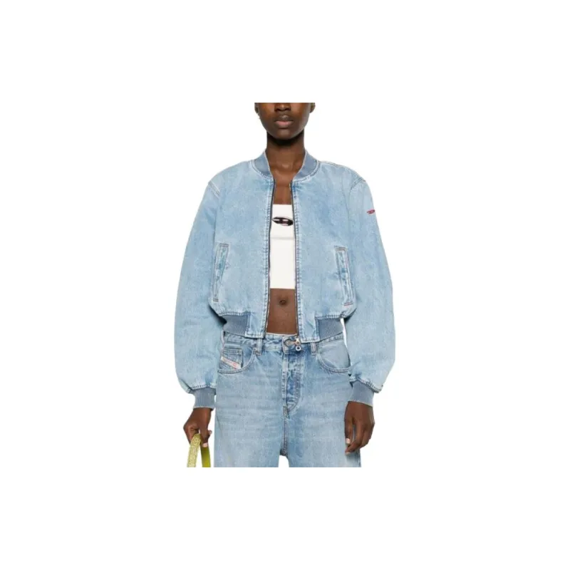 DIESEL De Kiddo Denim Bomber Jacket-2