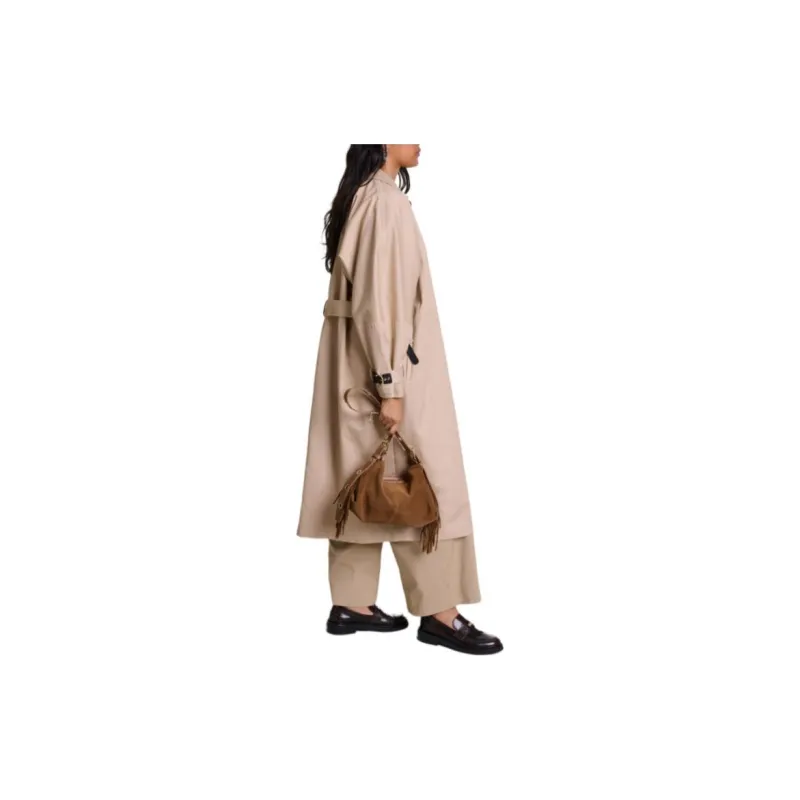 Maje Belted Trench Coat-3