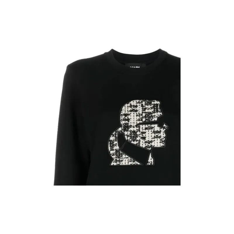 KARL LAGERFELD Sweatshirt Women's Black-3