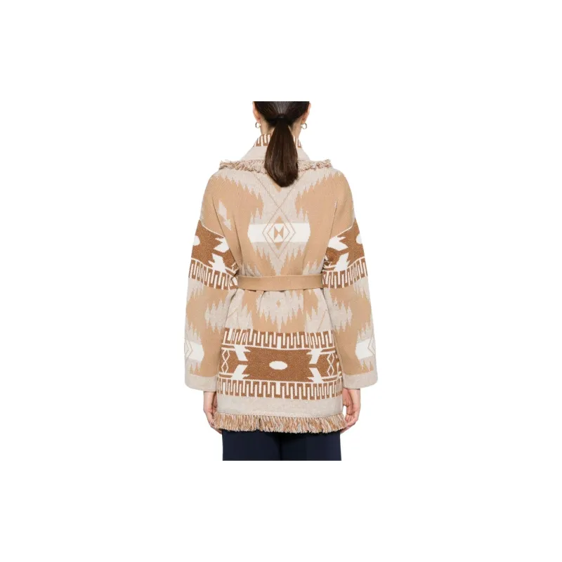 Alanui Patterned Jacquard Knitted Cardigan-3