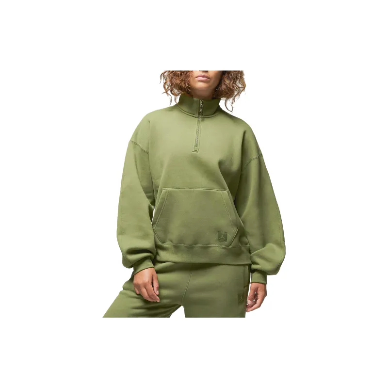Jordan Sweatshirts Women's Green-2