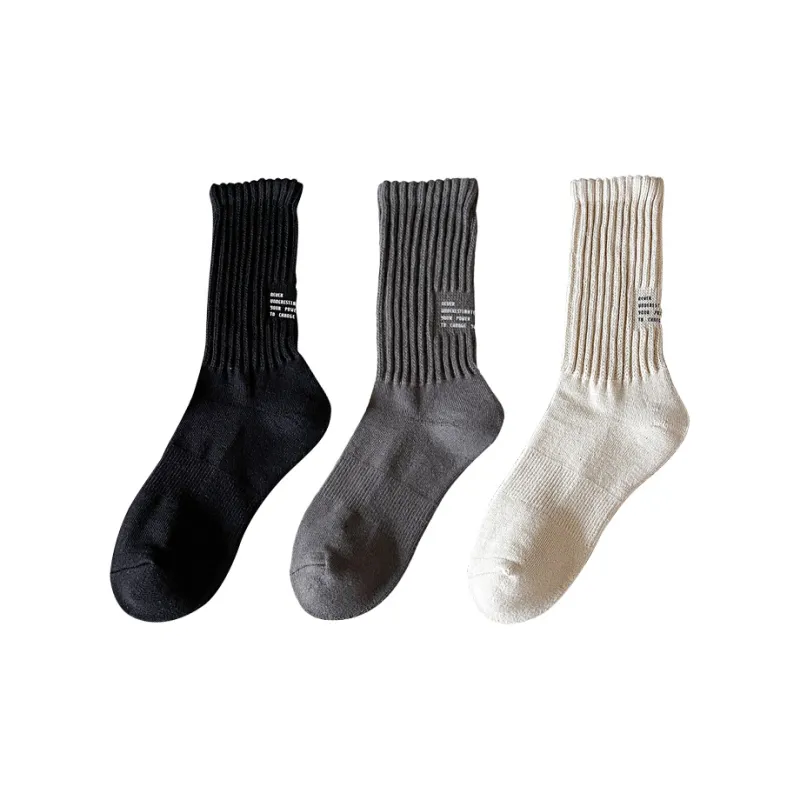 BKCXZICE Mid Calf Socks Unisex 3 Pack-15