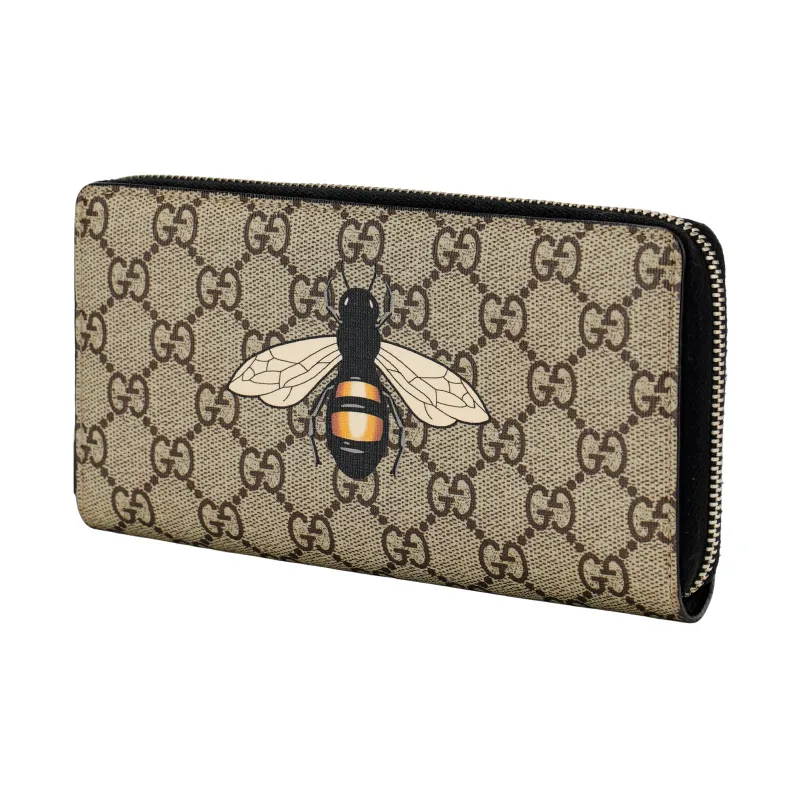 GUCCI Canvas Wallet Men's Ebony/Black-2