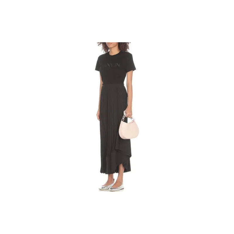 Lanvin Logo Embroidered Classic T Shirt-3