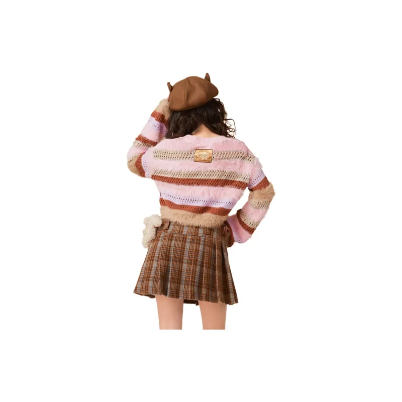 LALABOBO Sweaters Women's Pink-3