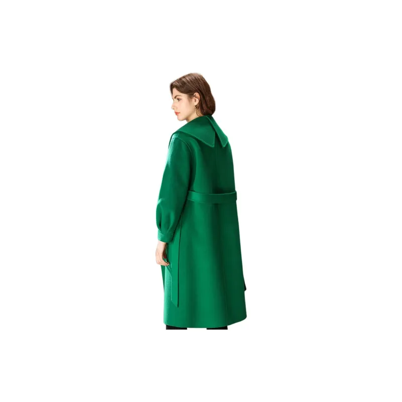 FENHONGMALI Coats Women's Green-3
