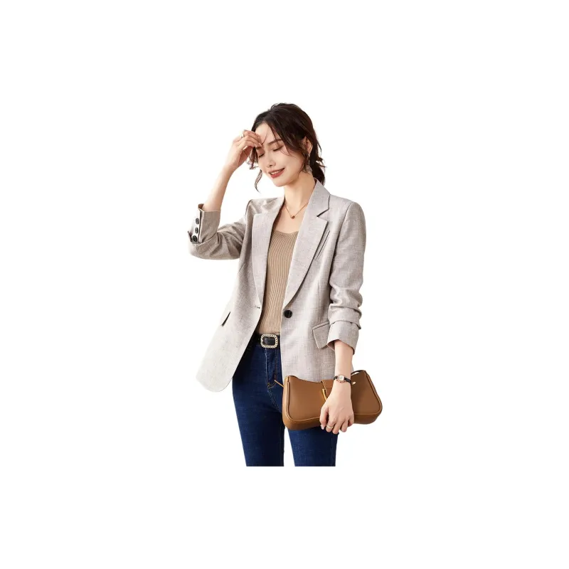 TERRE BLEUE Business Suit Women's Apricot-1