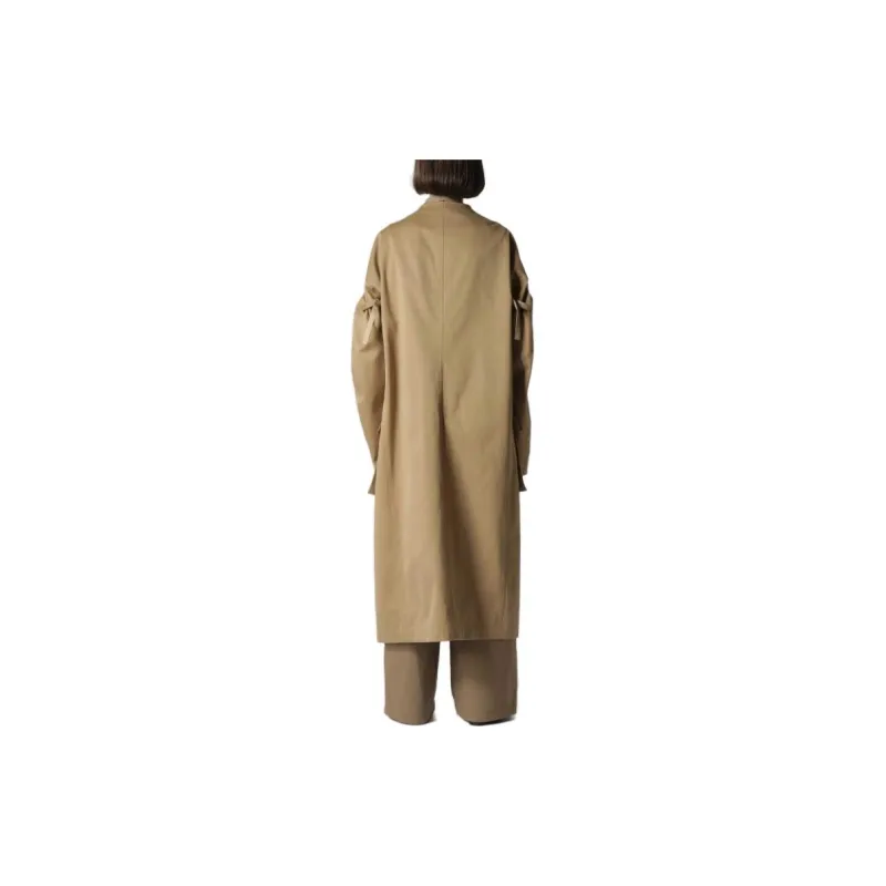 Yohji Yamamoto Coats Women's Yellow Brown-3