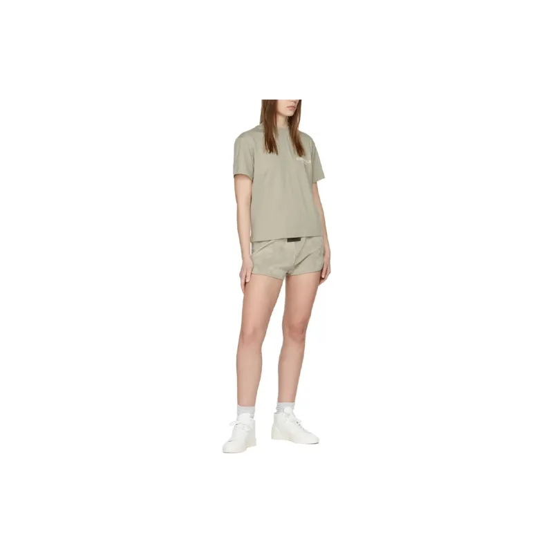 Fear Of God Essentials SS22 T Shirt Women's Gray Green-2