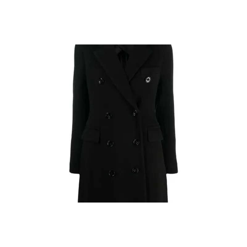 DOROTHEE SCHUMACHER Double-breasted Virgin Wool Coat-4