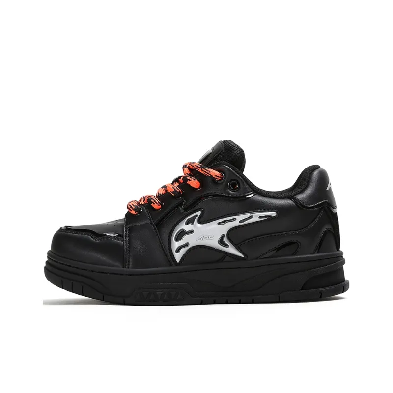 ADCDAVINCI K Series Anti Slip And Wear Resistant Height Increasing Low Top Skateboard Shoes Unisex Black-0