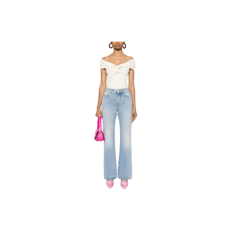BALMAIN Mid rise Flared Jeans-1