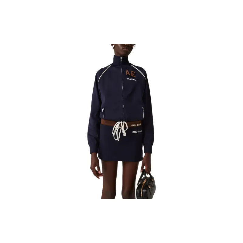 MIU MIU Jackets Coats Women's Blue-4