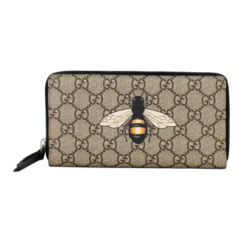 GUCCI Canvas Wallet Men's Ebony/Black