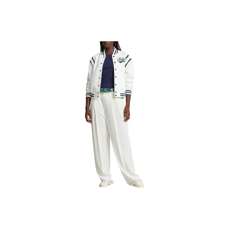 Polo Ralph Lauren Wimbledon Tennis Open Collection SS24 Jackets Coats Women's Porcelain White-1