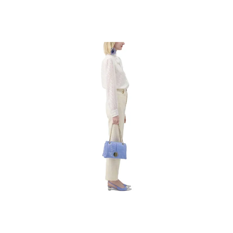 Giambattista Vall Bouclé High waisted Flared Trousers-1